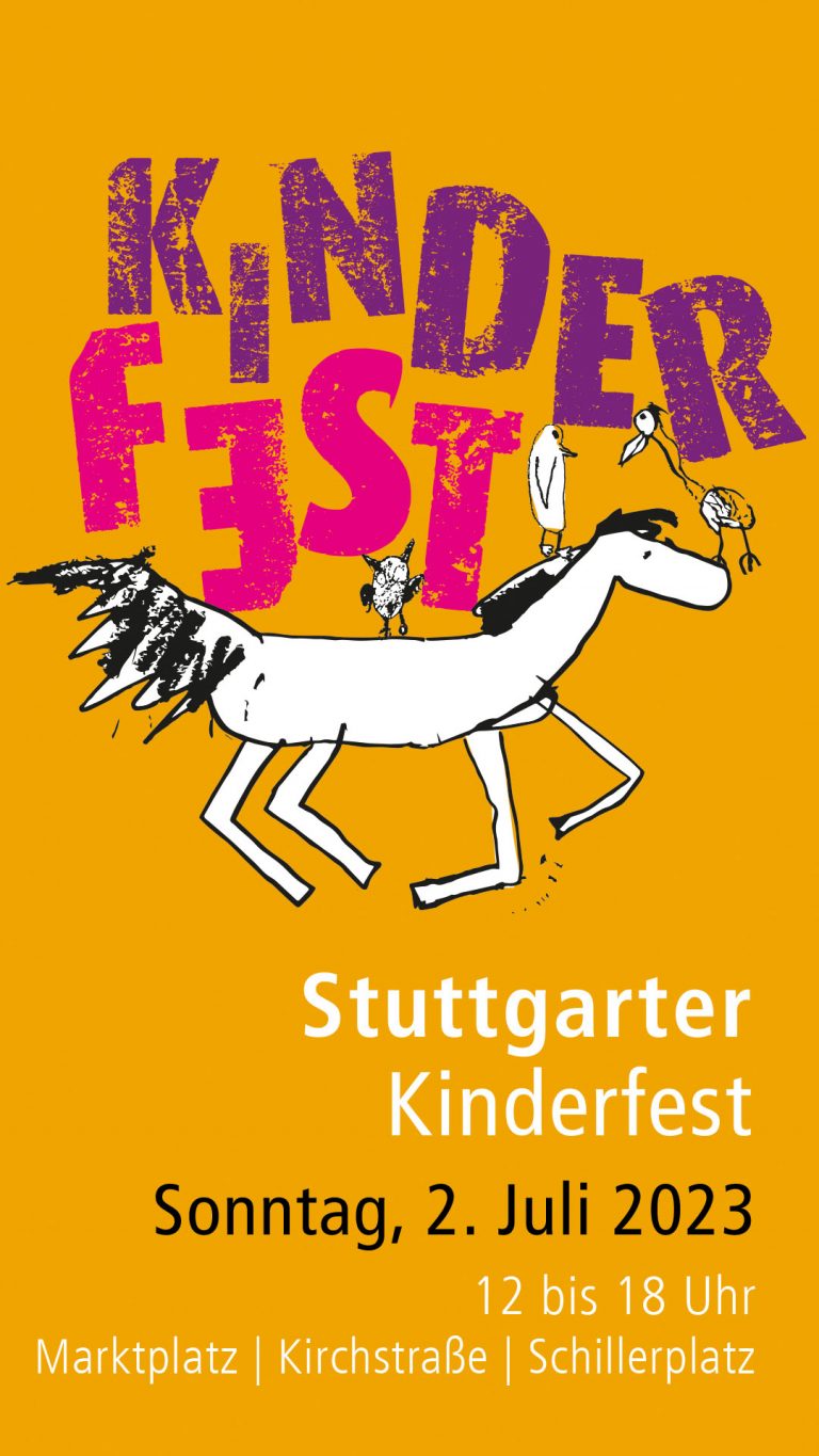 Banner des Stuttgarter Kinderfest 2023